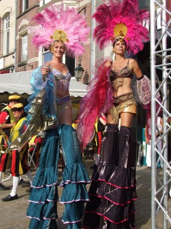 Steltloopacts te boeken bij www.kwekel-evenementen.nl