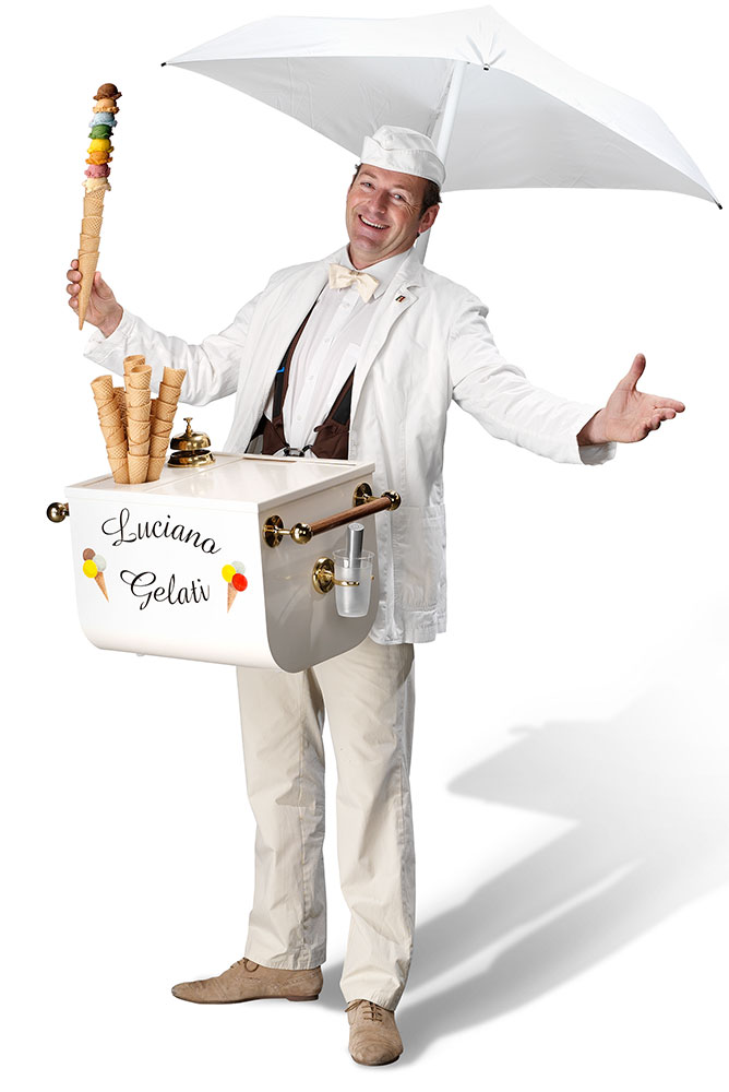 Zingende IJscoman boekt u bij www.kwekel-evenementen.nl