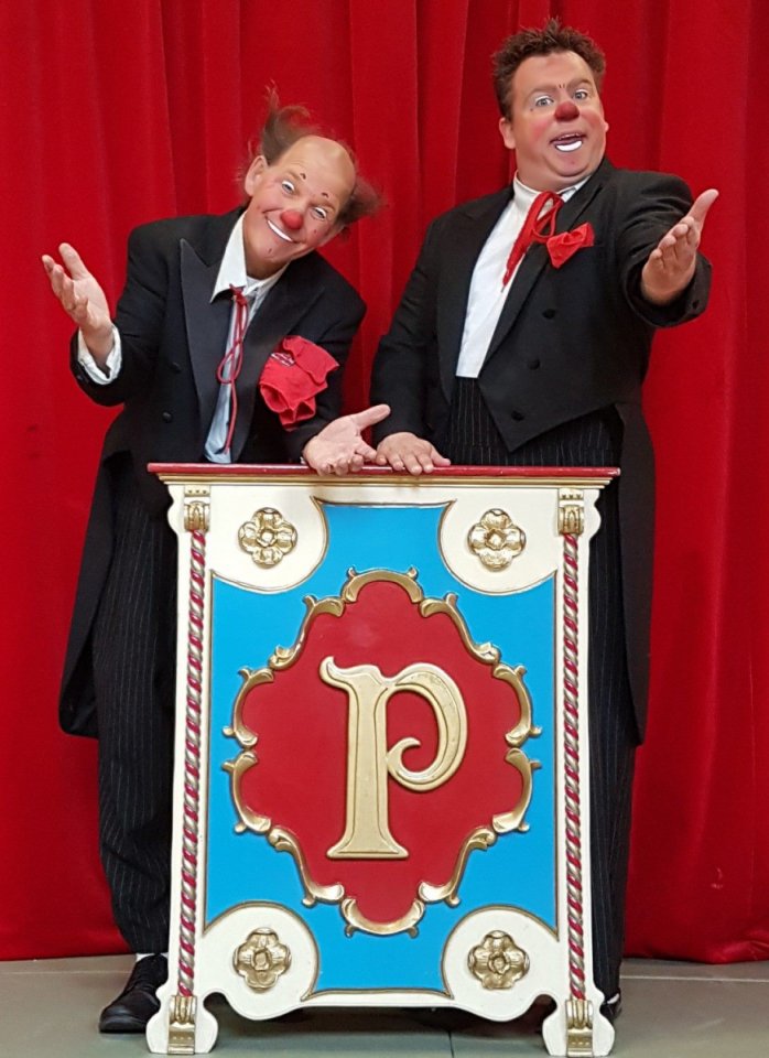 Erico en Marcel kindershow boekt u bij www.kwekel-evenementen.nl