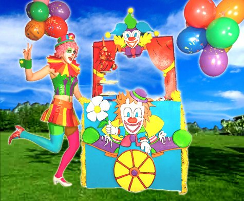 Nina de Clown te boeken bij www.kwekel-evenementen.nl