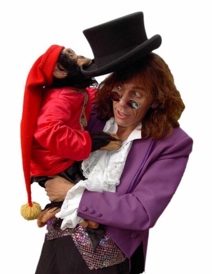 Serge en Coco kindershow te boeken bij www.kwekel-evenementen.nl