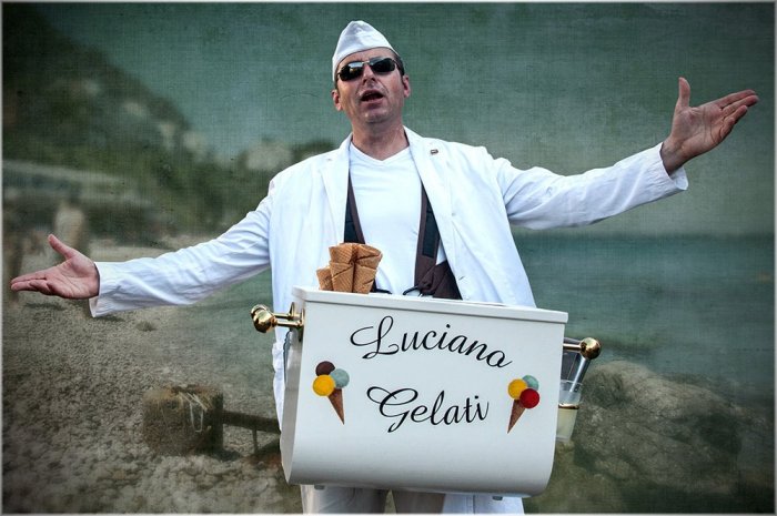 Zingende IJscoman boekt u bij www.kwekel-evenementen.nl